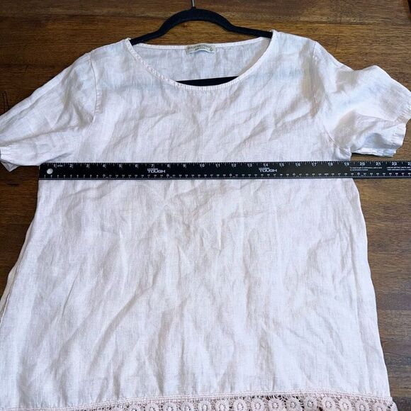 Terzo Millennio 100% Linen Top Decorative Fringe - Picture 3 of 6